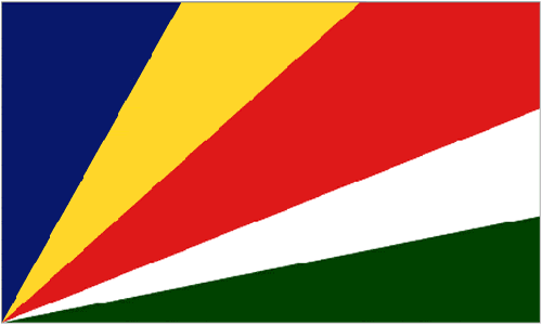 Seychelles large hand flag
