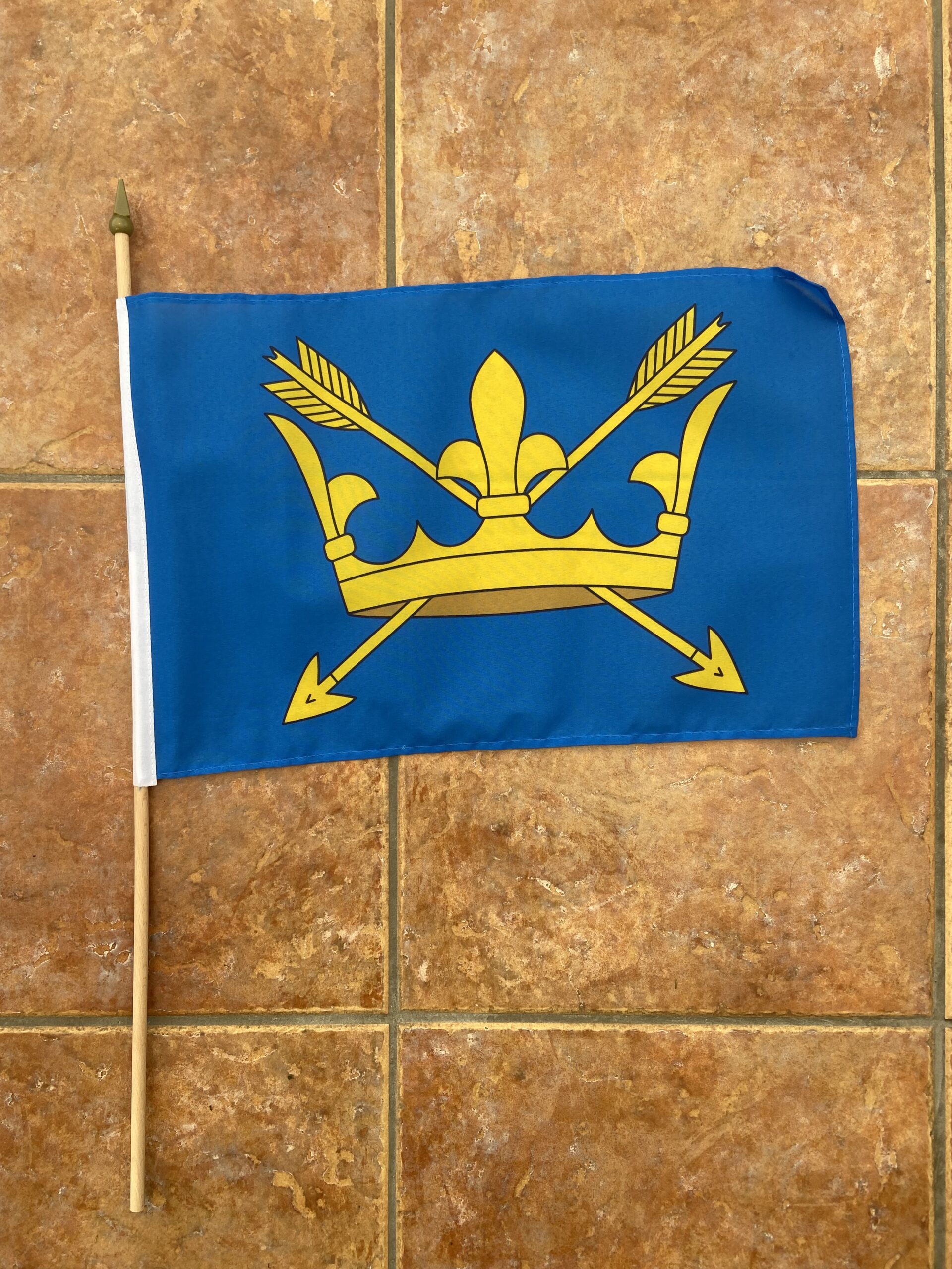 4x Suffolk ST Edmund‘s Flag Aufkleber – 5x2,6 Cm, Vinyl, Wetterfest Für Auto, Helm & Mehr