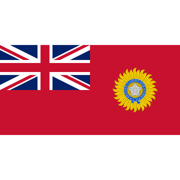 British Raj Red Ensign 1880-1947 5'x3' (digital print) - World Flag Shop